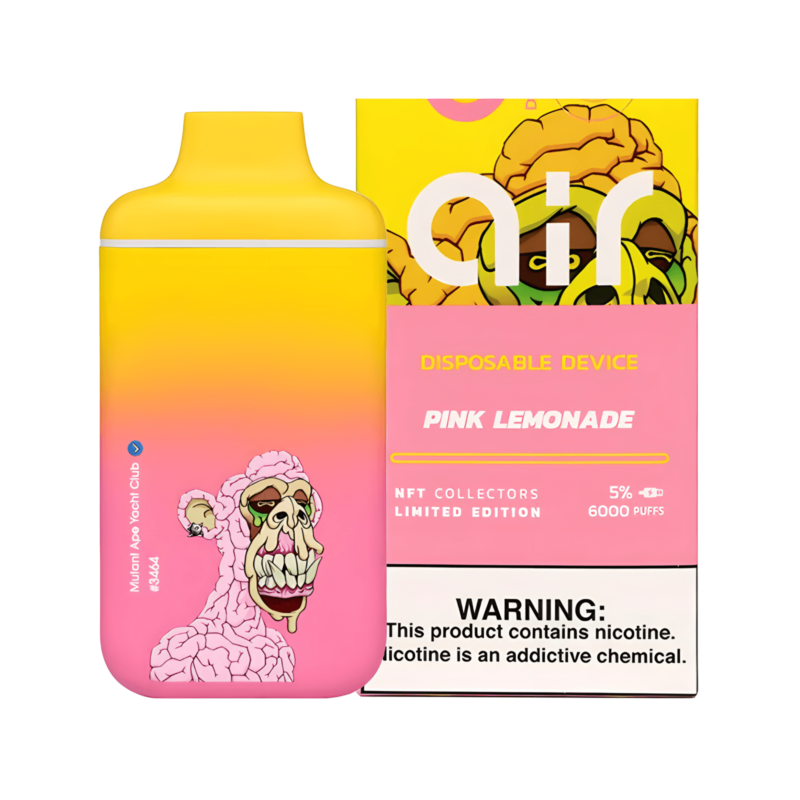 Vibez Air Vapes - nft pink lemonade box