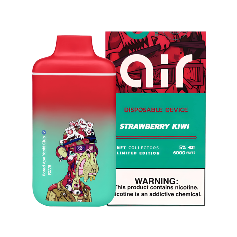 Vibez Air Vapes - nft strawberry kiwi box